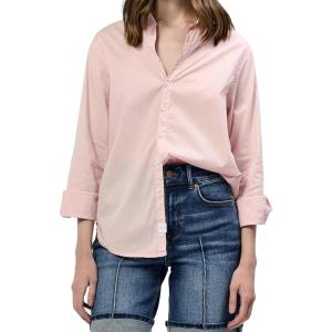 imageDEAR JOHN Lolita Womens Shirt Poplin ButtonUp Long SleeveSepia Rose