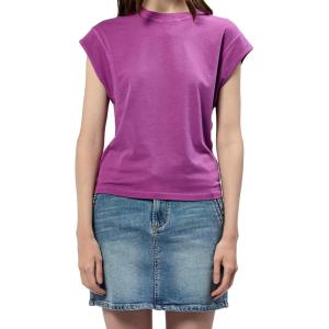 imageDEAR JOHN Rosie Classic Crew Neck Short Sleeve Womens TeeCattleya Orchid
