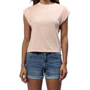 imageDEAR JOHN Rosie Classic Crew Neck Short Sleeve Womens TeeSepia Rose