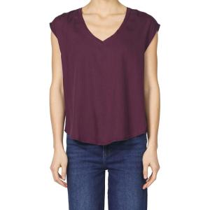 imageDEAR JOHN Yanis Womens Sleeveless VNeck Top Relaxed FitFig