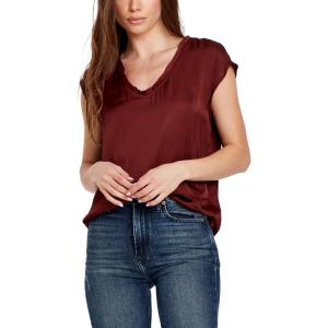 imageDEAR JOHN Yanis Womens Sleeveless VNeck Top Relaxed FitVino