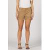 imageDEAR JOHN Hampton Shorts Mid Rise Cuffed Hem Stretch Twill Finish Tailored Casual FitToffee