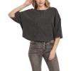 imageDEAR JOHN Amira Womens Themal Top Wide SleeveBlack