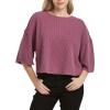 imageDEAR JOHN Amira Womens Themal Top Wide SleevePlum Berry