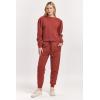 imageDEAR JOHN Raya Womens Sweatshirt Knitwear ScoopBack Long SleeveIntense Rust