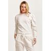 imageDEAR JOHN Raya Womens Sweatshirt Knitwear ScoopBack Long SleeveOffwhite