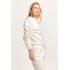 imageDEAR JOHN Raya Womens Sweatshirt Knitwear ScoopBack Long SleeveOffwhite