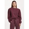 imageDEAR JOHN Raya Womens Sweatshirt Knitwear ScoopBack Long SleevePlum Berry