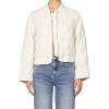 imageDEAR JOHN Maverick Jacket Quilted Zip Front Long Sleeve Relaxed Fit Outerwear Layering Essential  Vetiver  XSmallWhitecap Gray