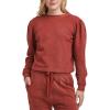 imageDEAR JOHN Raya Womens Sweatshirt Knitwear ScoopBack Long SleeveIntense Rust