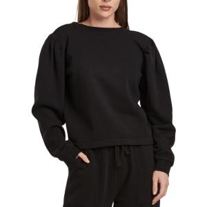 imageDEAR JOHN Raya Womens Sweatshirt Knitwear ScoopBack Long SleeveBlack