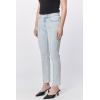 imageDEAR JOHN Blaire Straight Leg Jean Mid Rise Slim Fit Ankle Length Stretch DenimPositano
