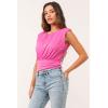 imageDEAR JOHN Womens Nadia Blouson TopCarnation Pink