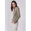 imageDEAR JOHN Cortado Long Sleeve Fitted Henley Womens TopVetiver