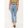 imageDEAR JOHN Blaire Straight Leg Jean Mid Rise Slim Fit Cuffed Hem Stretch DenimHavasu Falls