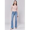 imageDEAR JOHN Rosa Flared Womens Jeans Mid Rise Full Inseam Comfort Stretch DenimBelle