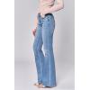 imageDEAR JOHN Rosa Flared Womens Jeans Mid Rise Full Inseam Comfort Stretch DenimBelle