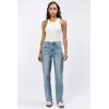 imageDEAR JOHN Tommy Straight Leg Womens Jeans High RiseArtic Denim