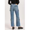 imageDEAR JOHN Womens Hudson Cargo Straight JeansVonna