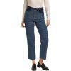 imageDEAR JOHN 90s Straight Leg Jeans High Rise Relaxed Slim Fit Ankle Length Comfort Stretch DenimMoonlight Night