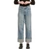 imageDEAR JOHN Holly Straight Leg Womens Jeans High Rise Full Inseam Comfort Streatch DenimPioneer Valley