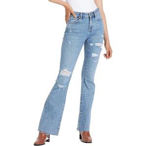imageDEAR JOHN Jaxtyn Bootcut Jeans Mid Rise Skinny Fit Full Length Comfort Stretch DenimGlass Beach