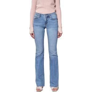 imageDEAR JOHN Rosa Flared Womens Jeans Mid Rise Full Inseam Comfort Stretch DenimBelle