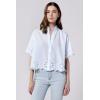 imageDEAR JOHN Ansel Womens Shirt Relaxed VNeck Short SleeveSkyway