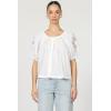 imageDEAR JOHN Emiline Womens TopWhite Embroidery