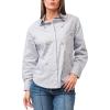 imageDEAR JOHN Lola Womens Shirt Boyfriend Fit Button Down Long SleeveBlue Shadow