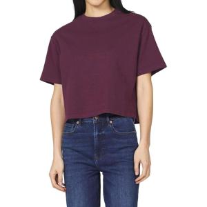 imageDEAR JOHN Maddox Short Sleeve Crew Neck Relaxed Fit Boyfriend Womens Jersey TopFig