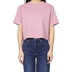 imageDEAR JOHN Maddox Short Sleeve Crew Neck Relaxed Fit Boyfriend Womens Jersey TopLilas