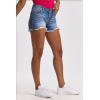 imageDear John DSM72A324PRD Gigi Mid Rise Denim Shorts Size 29 Blue