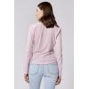 imageDEAR JOHN Cortado Long Sleeve Fitted Henley Womens TopPink a Boo