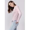 imageDEAR JOHN Cortado Long Sleeve Fitted Henley Womens TopPink a Boo