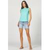 imageDEAR JOHN Zo High Banded Neck Sleeveless Womens TankPool Blue