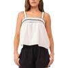 imageDEAR JOHN Womens Ulani Ruched Strap Tank TopWhite