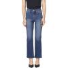 imageDEAR JOHN Anika Straight Leg Jean Mid High Rise Clean Hem Cropped Inseam Stretch DenimMidtown