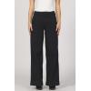 imageDEAR JOHN Brandy Trouser Pant High Rise Relaxed Straight Leg Clean Hem Comfort StretchBlack