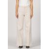 imageDEAR JOHN Brandy Trouser Pant High Rise Relaxed Straight Leg Clean Hem Comfort StretchWhitecap Gray