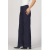 imageDEAR JOHN Brandy Trouser Pant High Rise Relaxed Straight Leg Clean Hem Comfort StretchZodiac