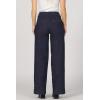 imageDEAR JOHN Brandy Trouser Pant High Rise Relaxed Straight Leg Clean Hem Comfort StretchZodiac