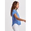 imageDEAR JOHN Womens Blake Flutter Sleeve TopGalactic Cobalt