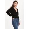 imageDEAR JOHN Womens Cartier Wrap TopBlack
