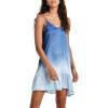 imageDEAR JOHN Tina Halter Mini Dress VNeck Scoop Back Spaghetti StrapsForver Blue Ombre