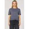 imageDEAR JOHN Leyla Top Lightweight Short Sleeve Sweater Crew Neck Knit Tee Slim Fit Polished Everyday Knitwear Wardrobe Essential  Vintage Indigo  XLarge