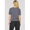 imageDEAR JOHN Leyla Top Lightweight Short Sleeve Sweater Crew Neck Knit Tee Slim Fit Polished Everyday Knitwear Wardrobe Essential  Vintage Indigo  XLarge