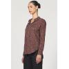 imageDEAR JOHN Lolita Womens Shirt Poplin ButtonUp Long SleeveCappuccino Leopard