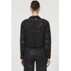 imageDEAR JOHN Miranda Novelty Classic Buttonup Long Sleeve Blouse Womens ShirtBlack