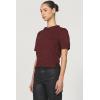 imageDEAR JOHN Sabine Top Crew Neck Short Sleeve Sweater Knit Classic FitTibetan Red